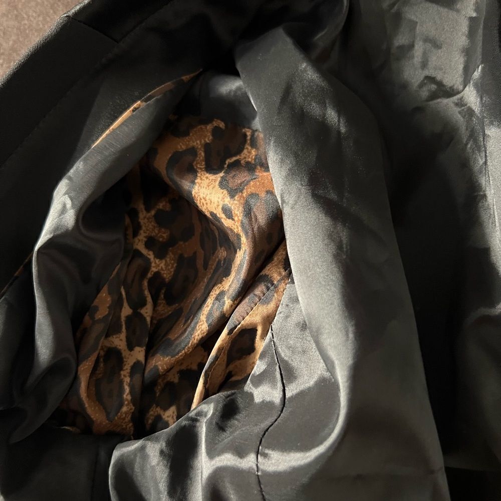 Express Design Studio Satin Tuxedo Suit Jacket - Picture 6 of 11